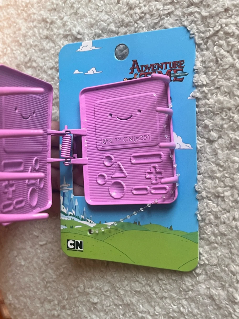 🎉🎉Adventure Time Pink BMO Claw Hair Clip